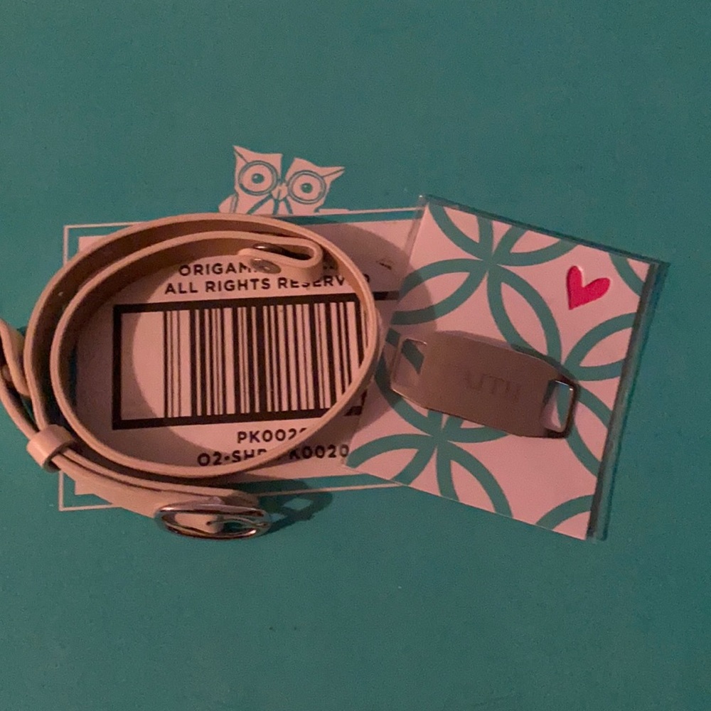 Origami owl leather wrap bracelet